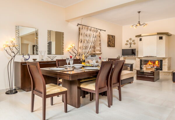 Villa Giador: Frokostlokale, Stue