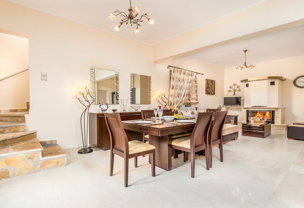 Villa Giador: Frokostlokale, Stue