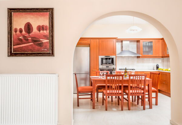Villa Giador: Frokostlokale, Køkken