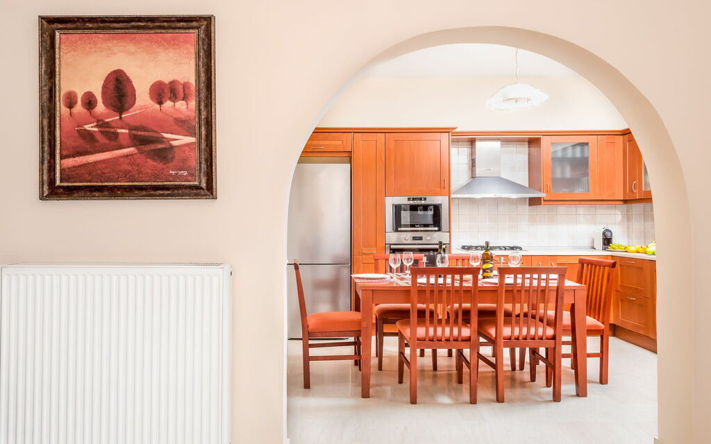Villa Giador: Cucina, Sala da pranzo