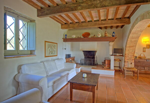 Villa Gualchiere: Wohnzimmer