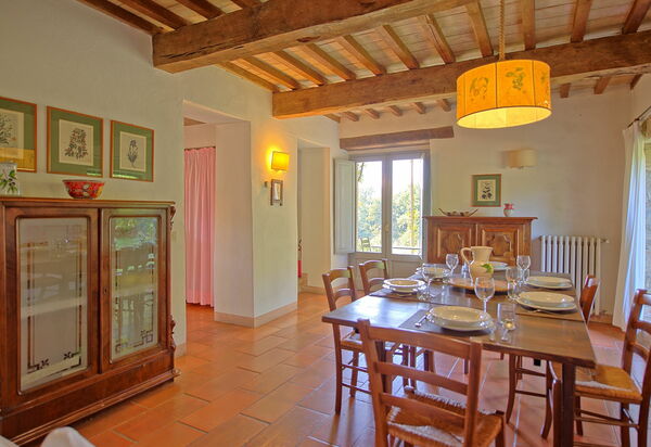 Villa Gualchiere: Esszimmer