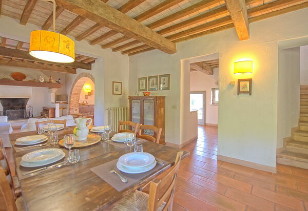 Villa Gualchiere: Esszimmer