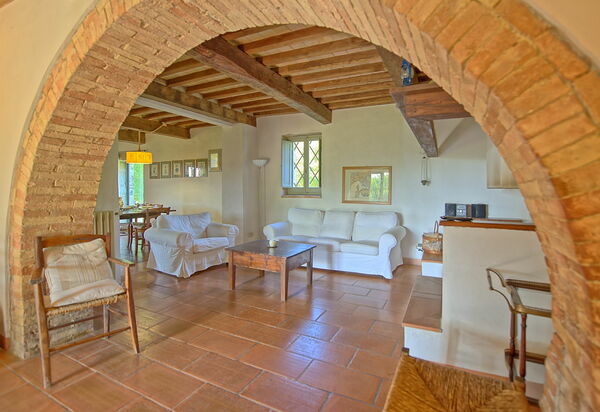 Villa Gualchiere: Wohnzimmer