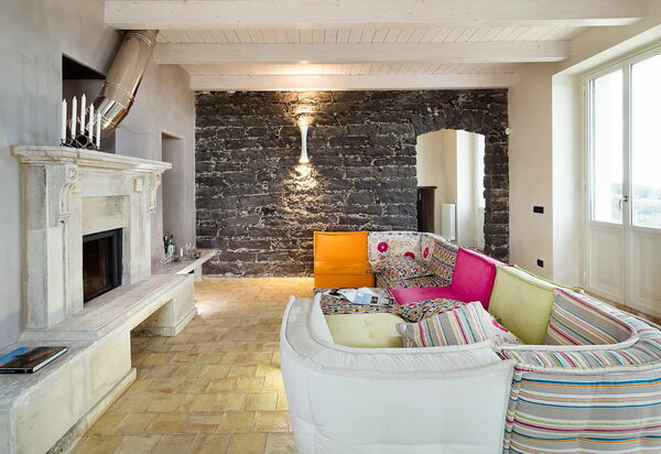 Villa Torre Etnea: Wohnzimmer