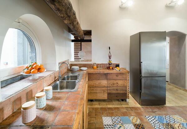 Villa Torre Etnea: Küche