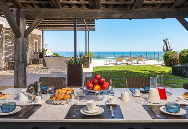 Villa Torre Etnea: Balkon / terras / patio, Buitenkanten, Buitenshuis