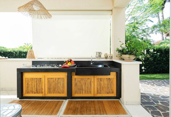 Villa La Plage: Küche