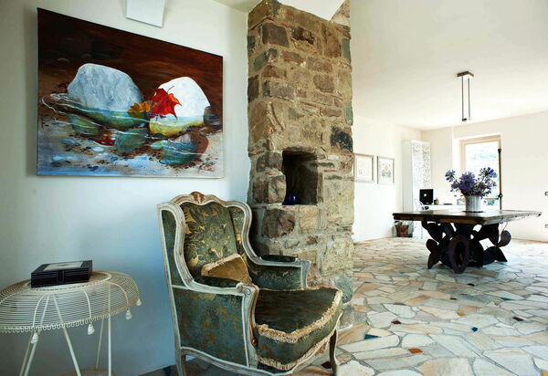 Villa Rupe Alta: Wohnzimmer, Zimmerdetails