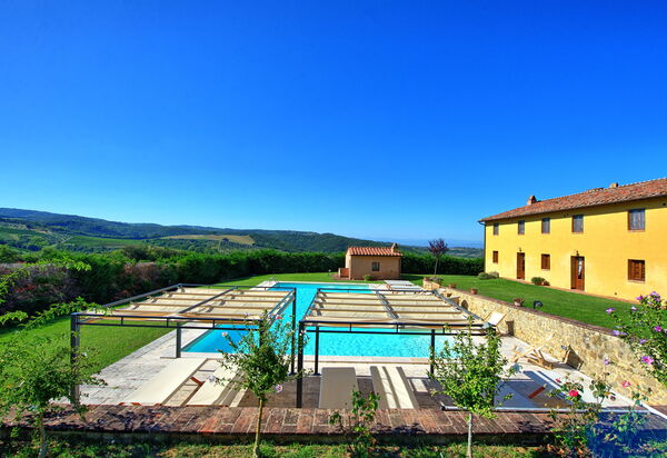 Villa Il Caggio: Ansichten, Außen, Draussen, Haupteingang, Schwimmbad