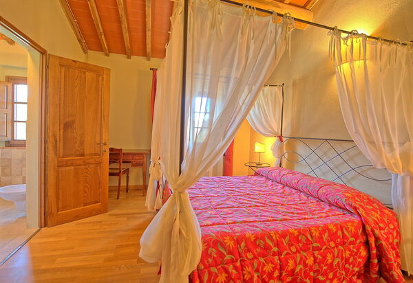 Villa Il Caggio: Schlafzimmer