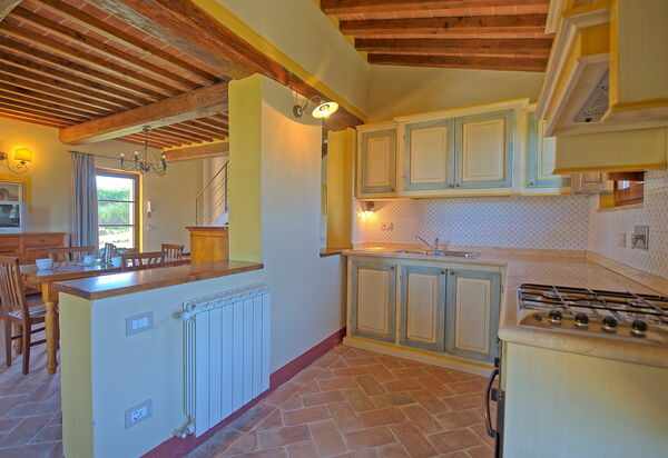 Villa Il Caggio: Küche