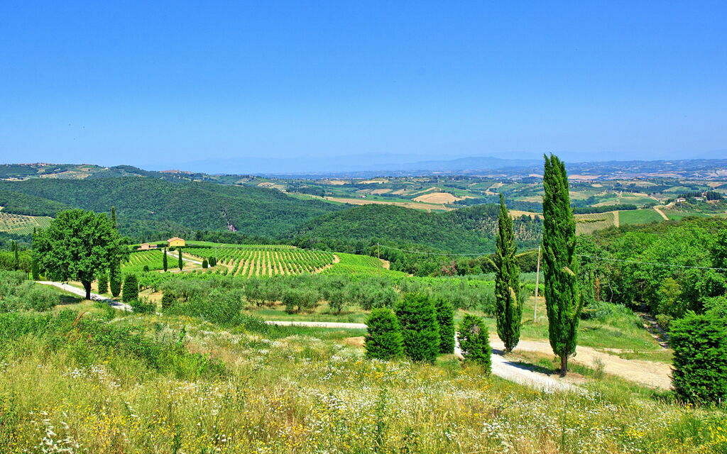 Villa Il Caggio: Взгляды, Лето, Открытый