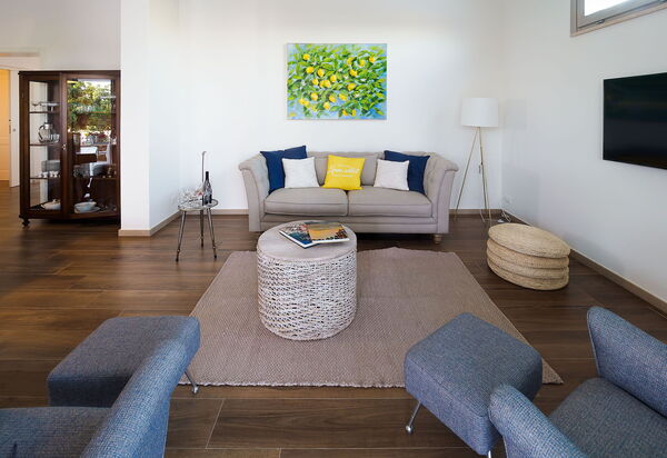 Villa Pietra Del Sole: Wohnzimmer