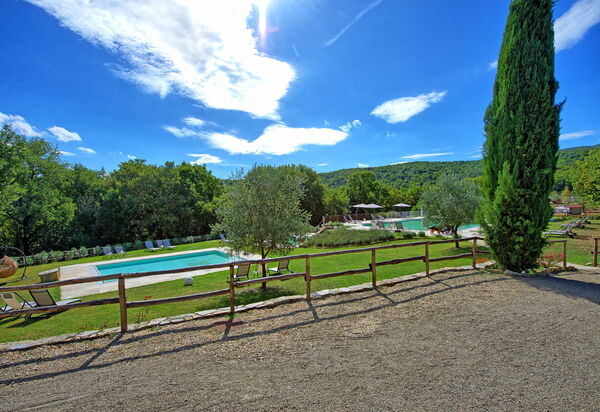 Borgo Mulignone: бассейн, Сад