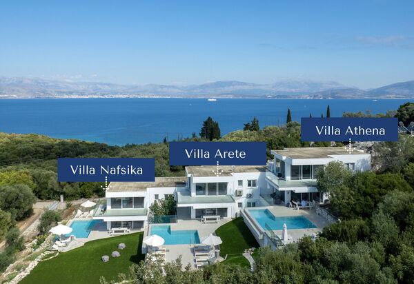 Villa Nafsika: Trädgård, Visningar