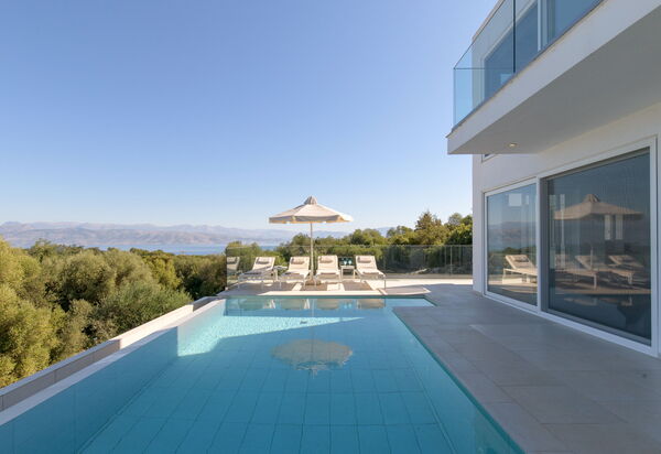 Villa Nafsika: Exteriör, slå samman, Utomhus, Visningar