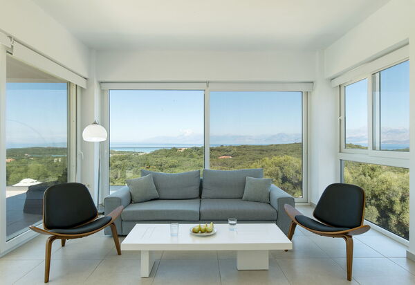 Villa Nafsika: Vardagsrum