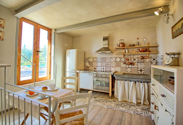 Casa Fioraie: Küche