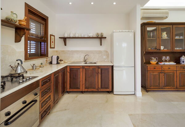 Villa Cala Mancina: Küche