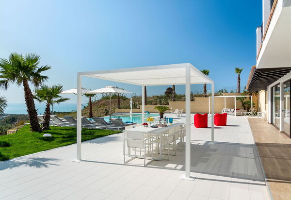 Villa Camemi: Балкон / Терраса / Патио, Лето, Открытый