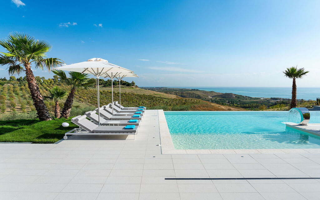 Villa Camemi: bassin, Été, Extérieur, Jardin, Vues
