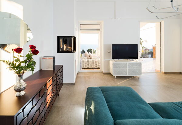 Villa Pales: Woonkamer