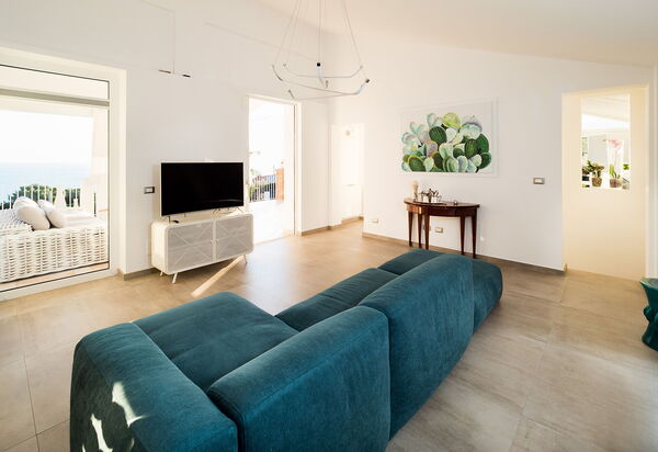 Villa Pales: Woonkamer