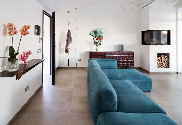 Villa Pales: Woonkamer