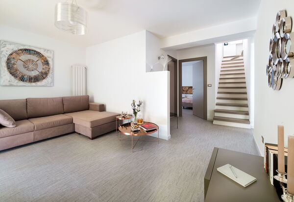 Villa Pales: Woonkamer