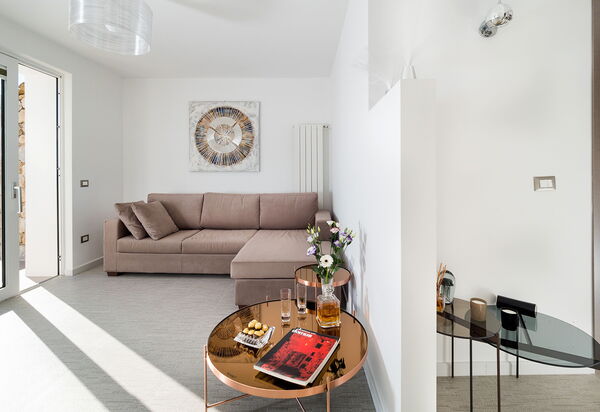 Villa Pales: Woonkamer