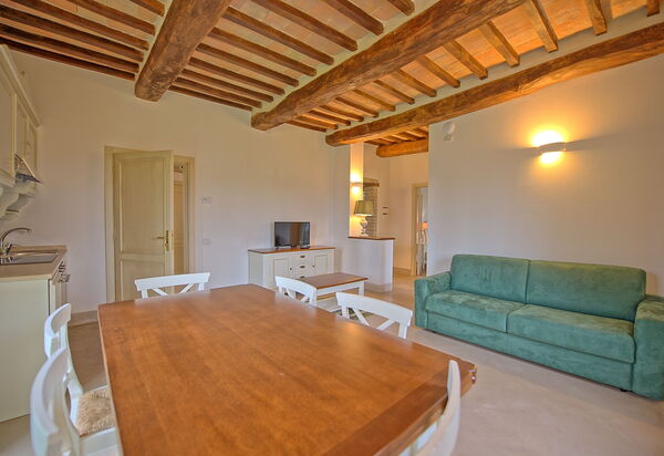 Villa Apollinare: Dining Room, Kitchen, Living Room
