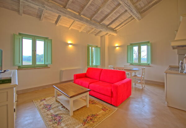 Villa Apollinare: Dining Room, Kitchen, Living Room