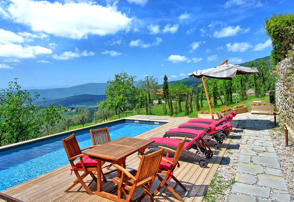 Villa Ancora: бассейн, Взгляды, Открытый