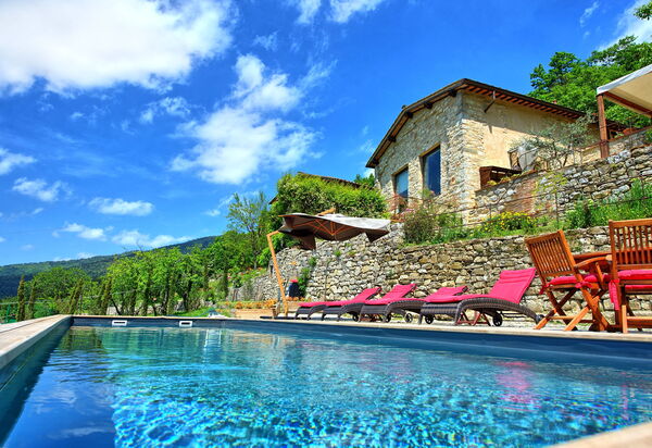 Villa Ancora: бассейн, Лето, Открытый