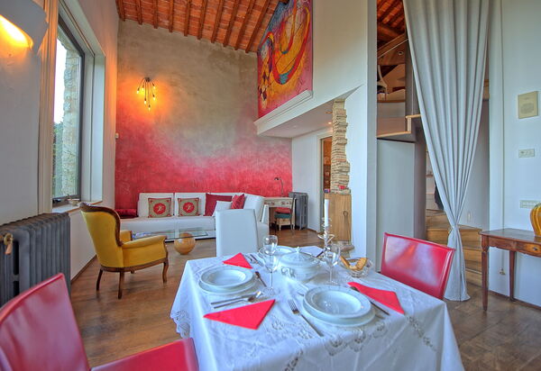 Villa Ancora: Гостиная, Столовая