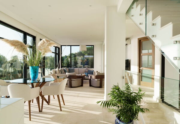 Villa Angelina: Frokostlokale, Stue