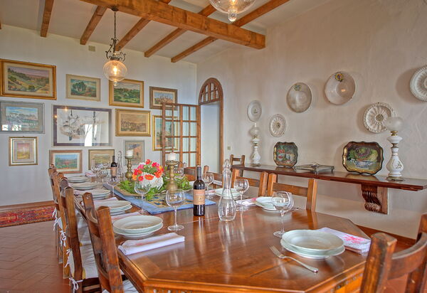 Villa Sorbaiano: Dining Room