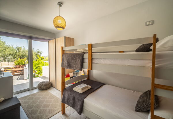 Villa Eftychia: Спальня