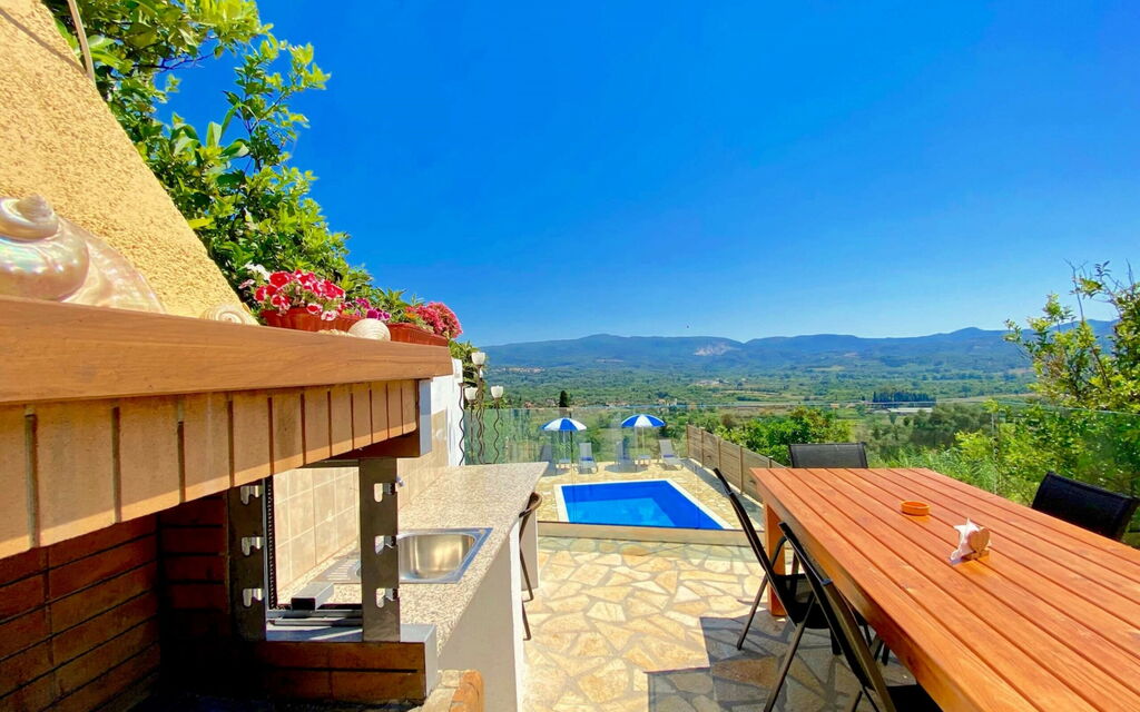 Villa Dinos: Balkong / terrass / uteplats, Utomhus