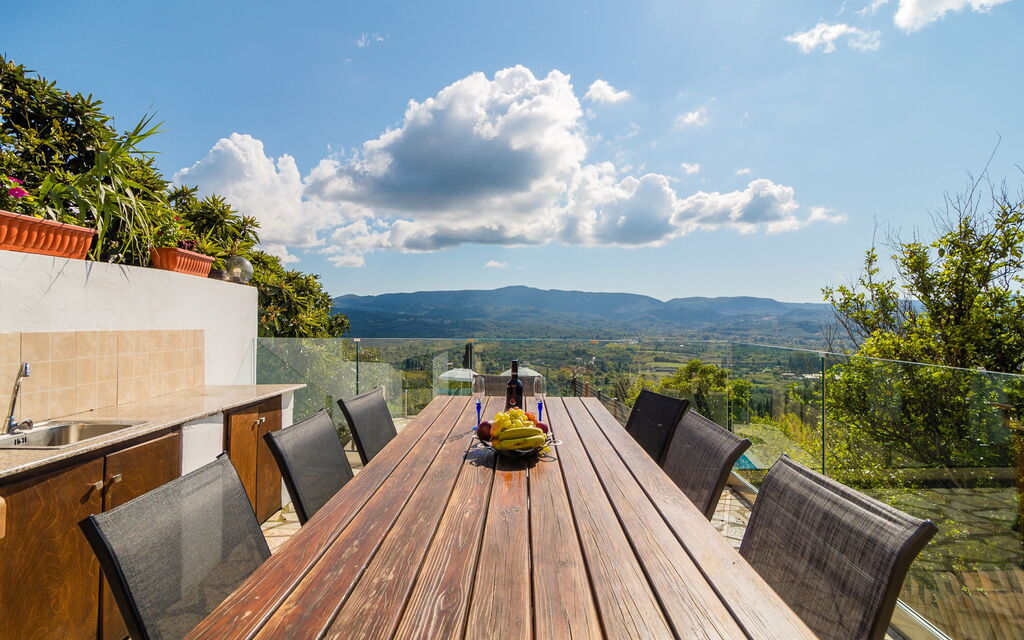 Villa Dinos: Balkong / terrass / uteplats, Utomhus