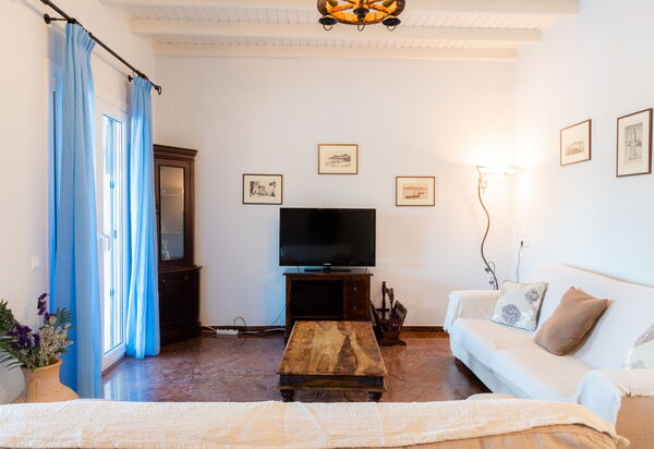 Villa Dimitris: Wohnzimmer