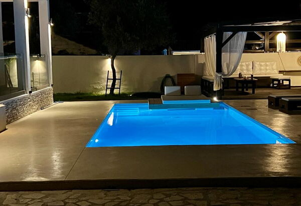 Beach Villa Christina: slå samman, Utomhus