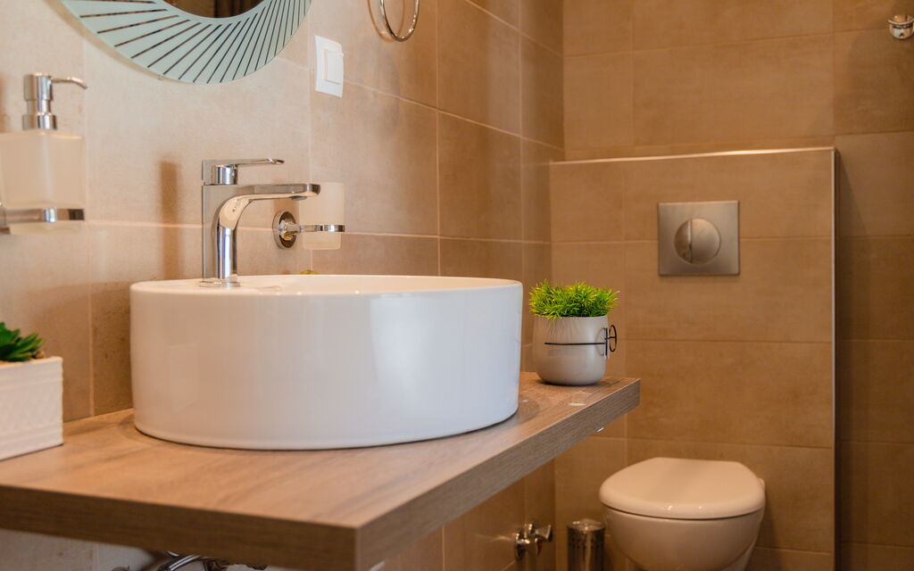 Beach Villa Christina: Bagno