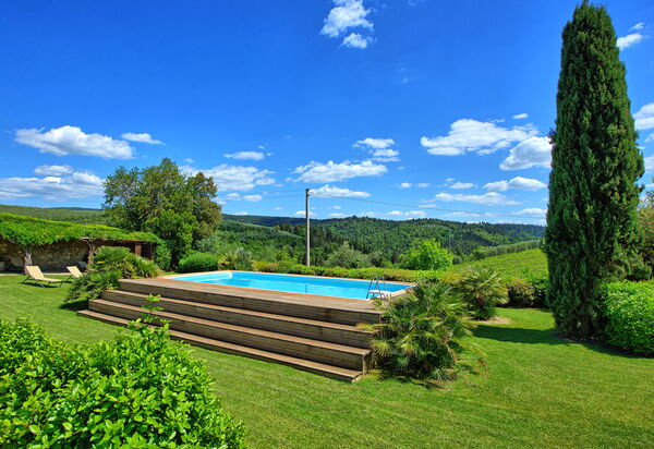 Villa Paneretta: Garden, Pool, Summer