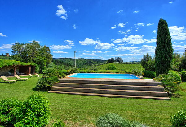 Villa Paneretta: Garden, Pool, Summer