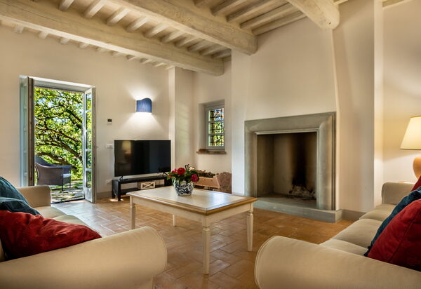 Villa Lucarella: Living Room