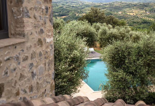 Villa Chiugi: Draussen, Schwimmbad