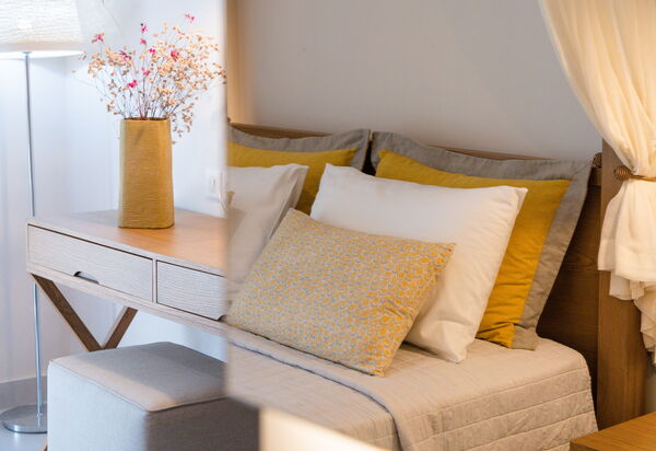 Villa Yaisemi: Bad, Schlafzimmer