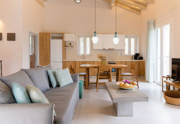 Villa Yaisemi: Küche, Wohnzimmer